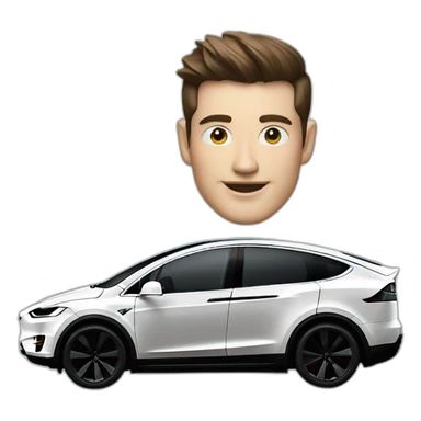 Tesla Model X sticker