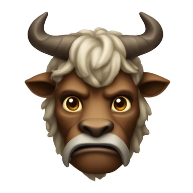 Small minotaur sticker