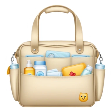 Diaper bag sticker