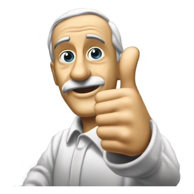 Thumbs Up MC Escher sticker