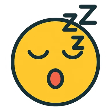icon sleep face zzz sticker