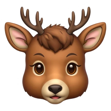 A deer sticker