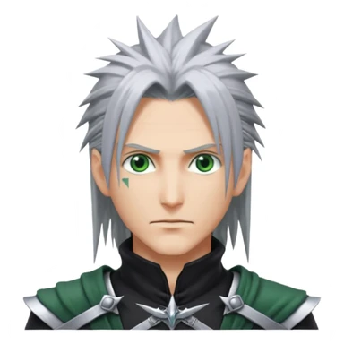 handomse green eyes sephirot ff7 sticker