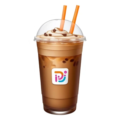 Iced coffee Dunkin’ Donuts  sticker