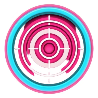 Moving target with blinking light sticker