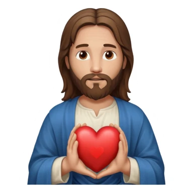 Jésus avec un cœur dans ses mains

 sticker