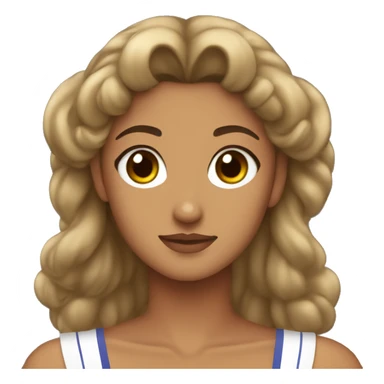 Olive skin sailormoon with brown hair sticker