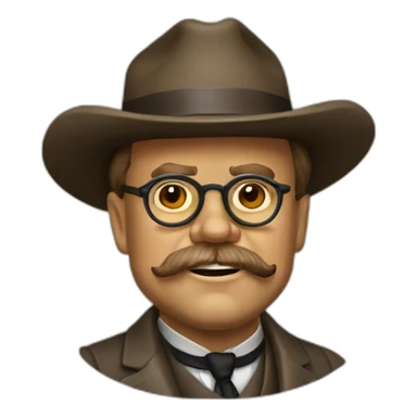 Theodore Roosevelt sticker