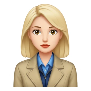 woman conservative jacket sticker