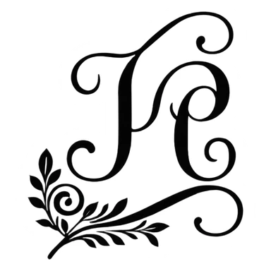 signature initials "JP" sticker
