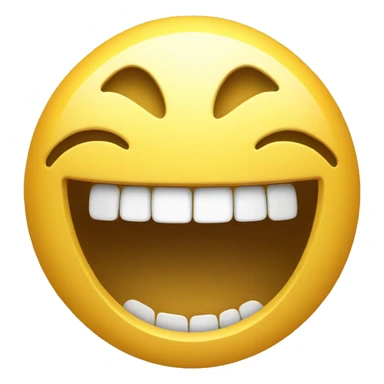 Smiley face with gold teeth sticker