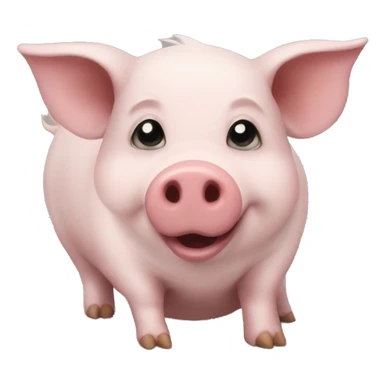 Can you make an emoji of suirrel and a pig as one animal?  sticker