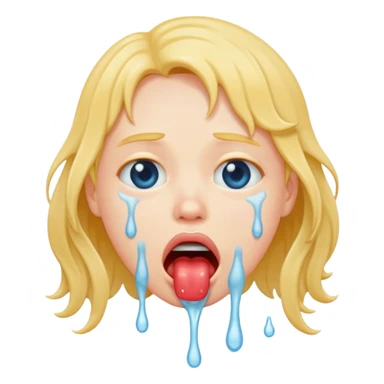 Retard drooling sticker