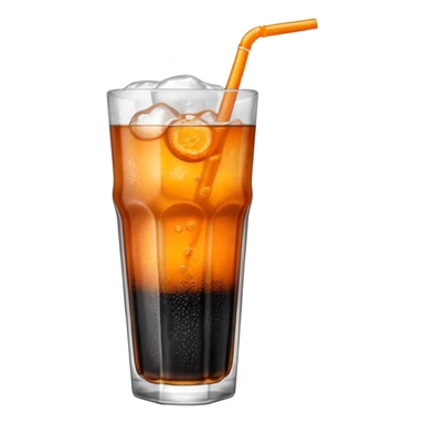 Czech Kofola black and orange  sticker