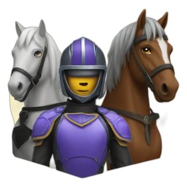 The three horsemen of AI sticker