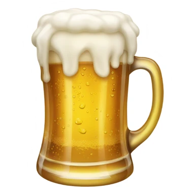 clink glasses of beer  sticker