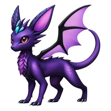 Salandit-Noivern-Umbreon-Espeon-Hybrid (Full body) sticker