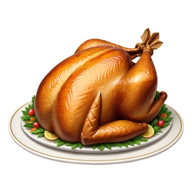 christmas turkey sticker