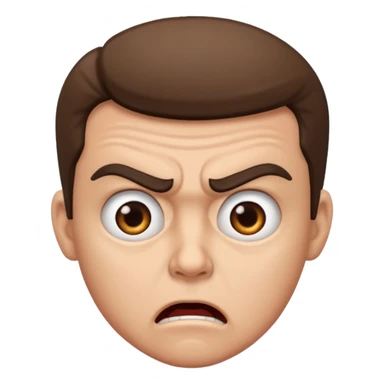 surprised and angry sticker