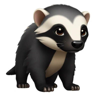 cute Honey badger4 sticker
