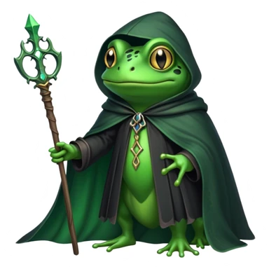 Лягушка некромант  sticker
