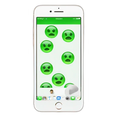 iphone-with-green-checkmark-on-screen-facetime-incoming-call sticker
