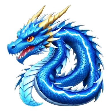 lightning dragon sticker