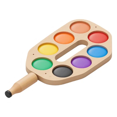 paint colors palette sticker