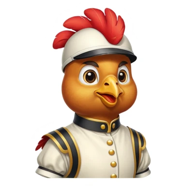 Chicken jockey sticker