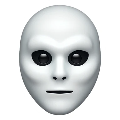 Ghost face from scream sticker