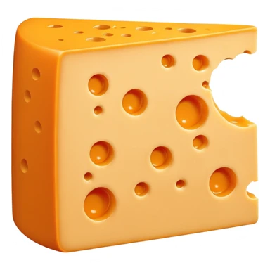 1 slice of cheddar cheese sticker