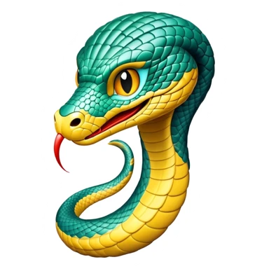 cobra with hood flared sticker