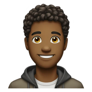 be positive young man sticker