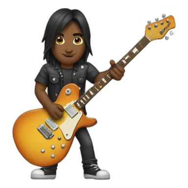 Guitarrista de rock sticker