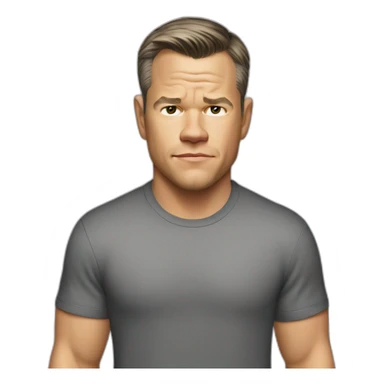 matt damon sticker