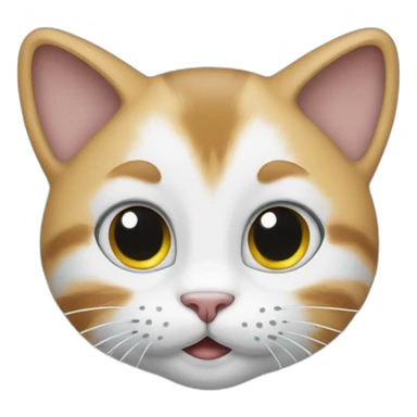 smurf cat face emoji sticker