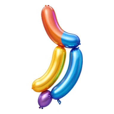 SPAM  jeff koons style inflatable balloon sausage sculpture art  sticker