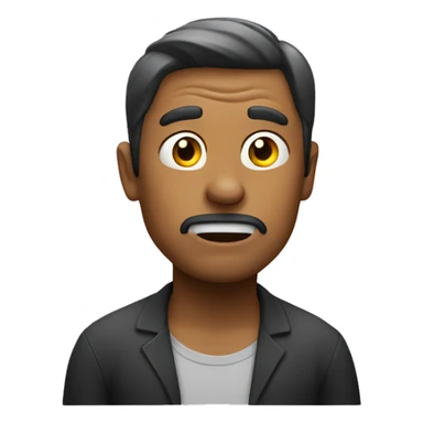 man shrugging  sticker