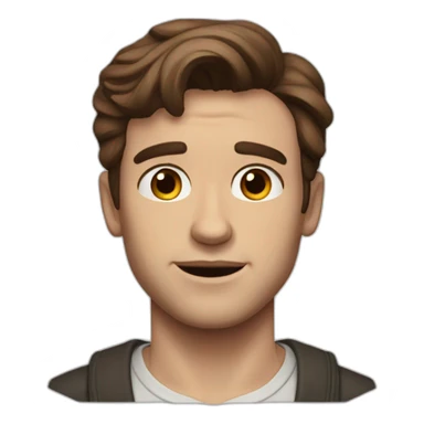 Paul Mescal actor brown hair afterlife realistic sticker