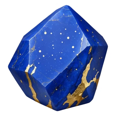raw lapis crystal sticker