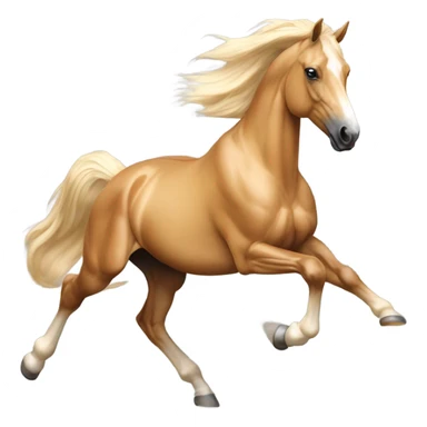 Palomino horse barrel racing  sticker