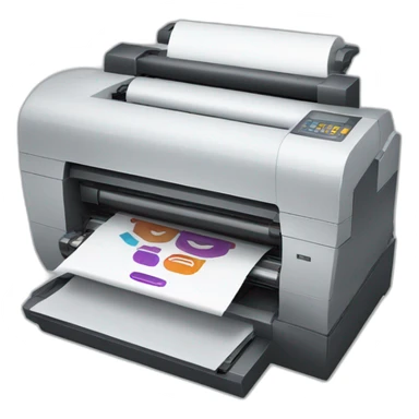 offset Printer sticker