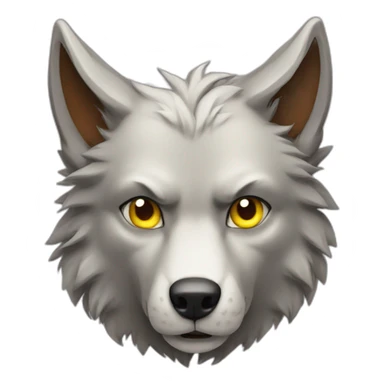 Loup garou sticker