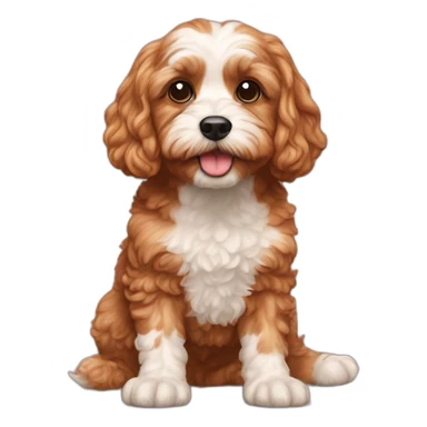 Marmite the cavapoo sticker