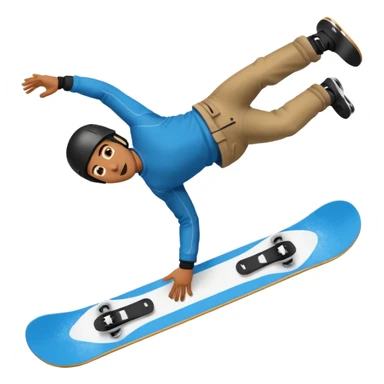 guy on a snowboard doing a backflip off of a jump sticker