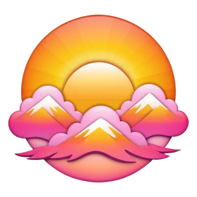Sunrise sticker