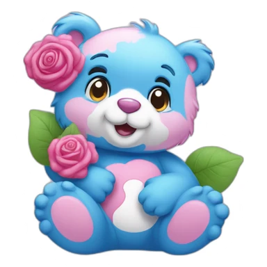 Care bears rose sticker