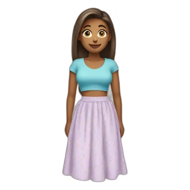 maxi skirt sticker
