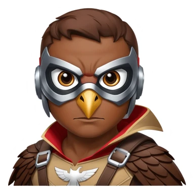 the falcon character marvel sticker
