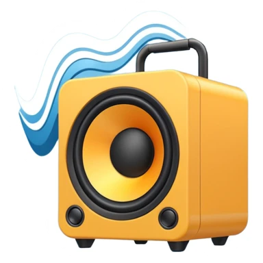 speaker sound output sticker